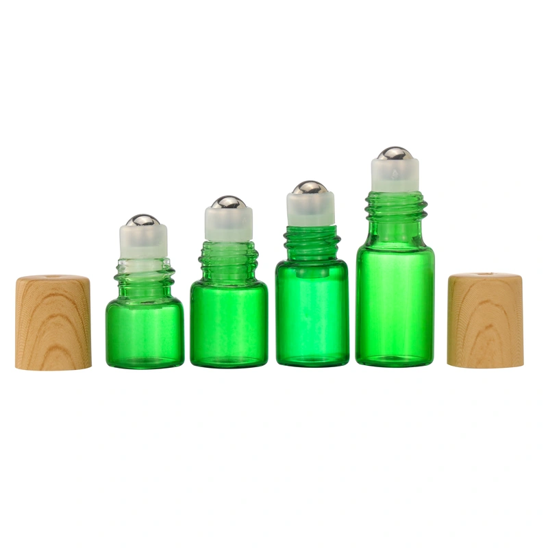 10ml Cylinder perfume roll on bottle with stainless steel roller ball