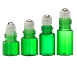 10ml mini square glass roll on bottle steel roller ball perfume bottle
