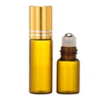 essential oil clear 10ml bamboo roller roll on glass bottle
