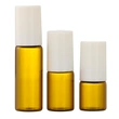 essential oil clear 10ml bamboo roller roll on glass bottle