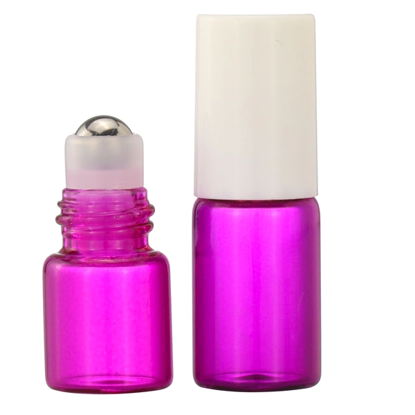 10ml Roll On Bottle Bamboo Cap Roller Ball Glass Bottle