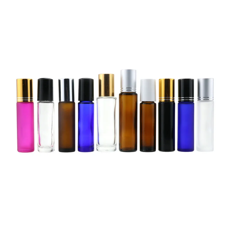 10ml roller bottle amber clear roll on /vial/glass vial for perfume