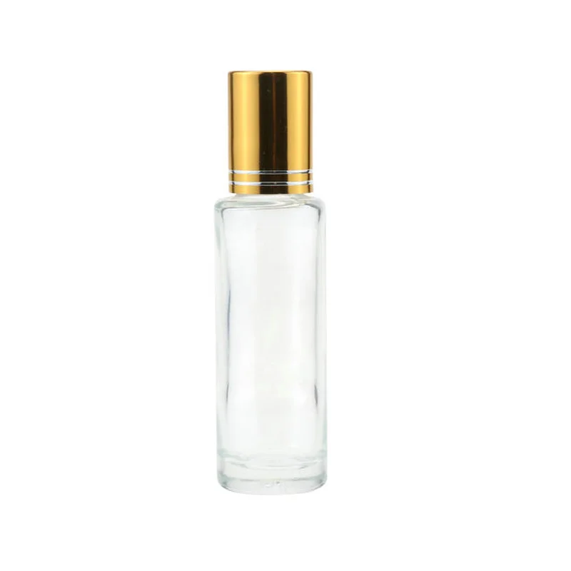 Wholesale Clear Transparent Perfume Glass Roll On Roller Bottle