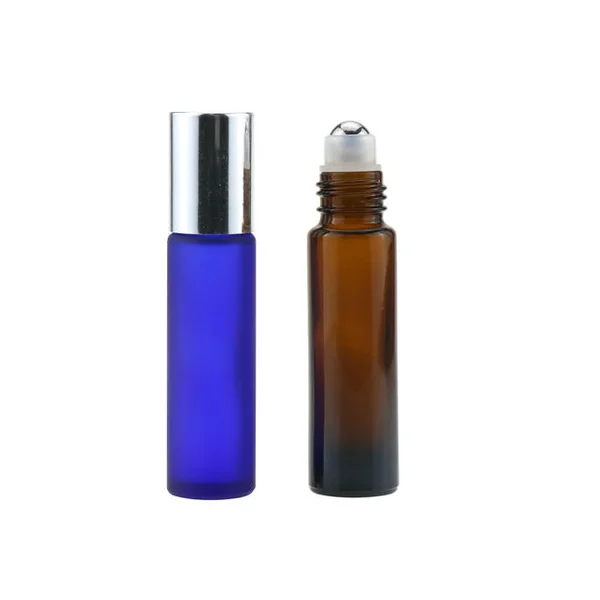 Wholesale Clear Transparent Perfume Glass Roll On Roller Bottle