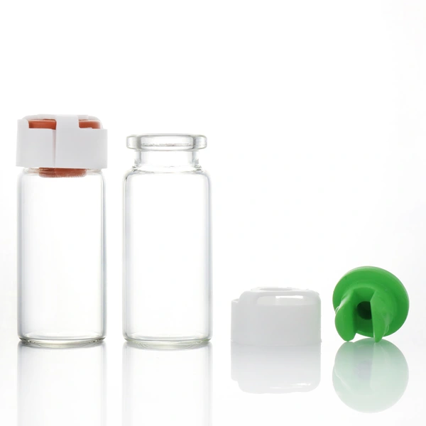 Tubular Borosilicate Glass Vial with Amber or Transparent Color 