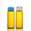 Transparent Tubular Injectable Glass Vials with colored rubber stopper