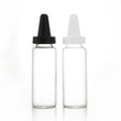 Transparent Tubular Injectable Glass Vials with colored rubber stopper