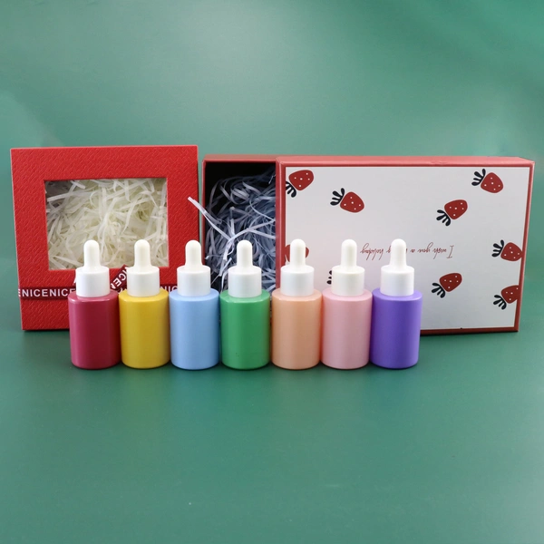 Factory Produced Wholesale blue Essential Oil Bottle With Dropper