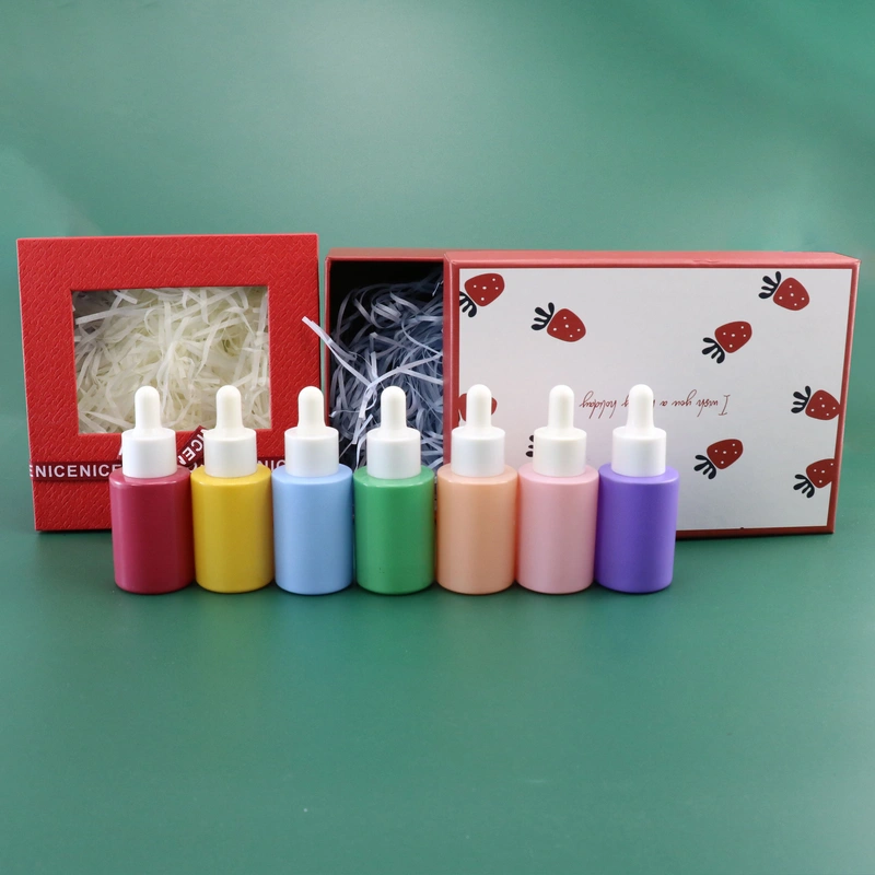 Factory Produced Wholesale blue Essential Oil Bottle With Dropper