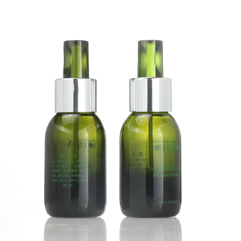 Luxury Cosmetics Packaging Straight Clear Frosted 30ml Serum Bottle