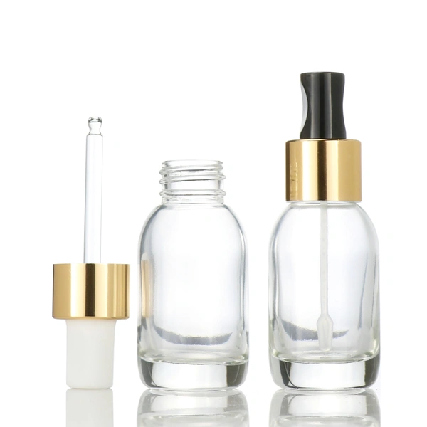 30ml Glass Dropper Face Serum Essential Oil Bottles For Cosmetic