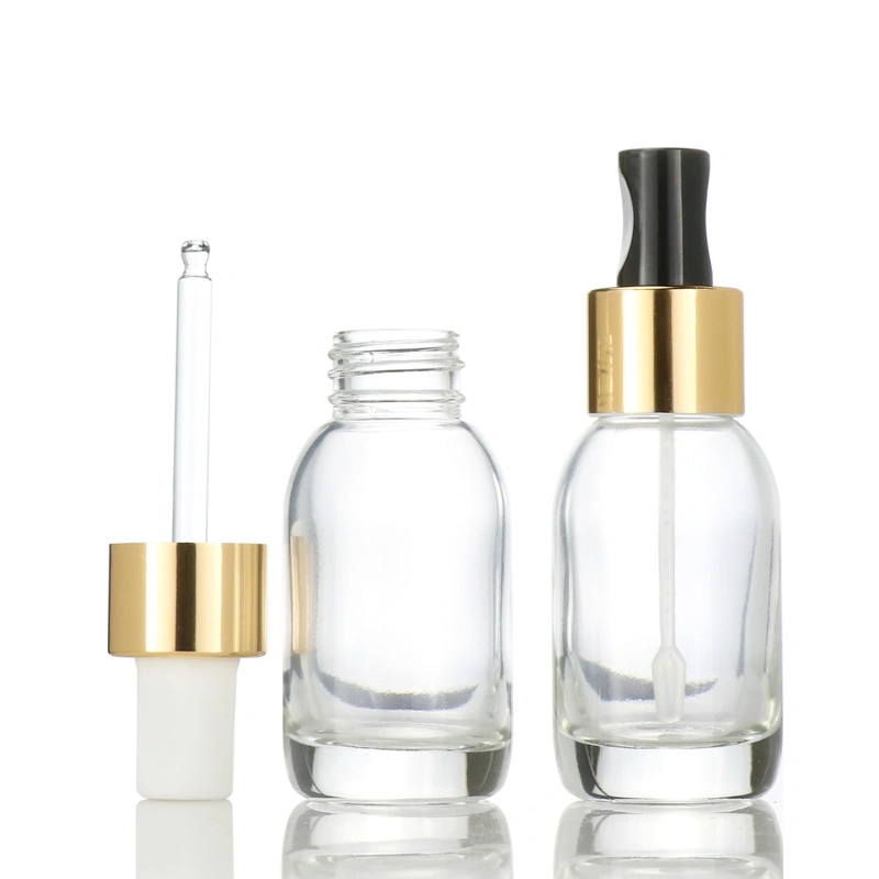 30ml Glass Dropper Face Serum Essential Oil Bottles For Cosmetic