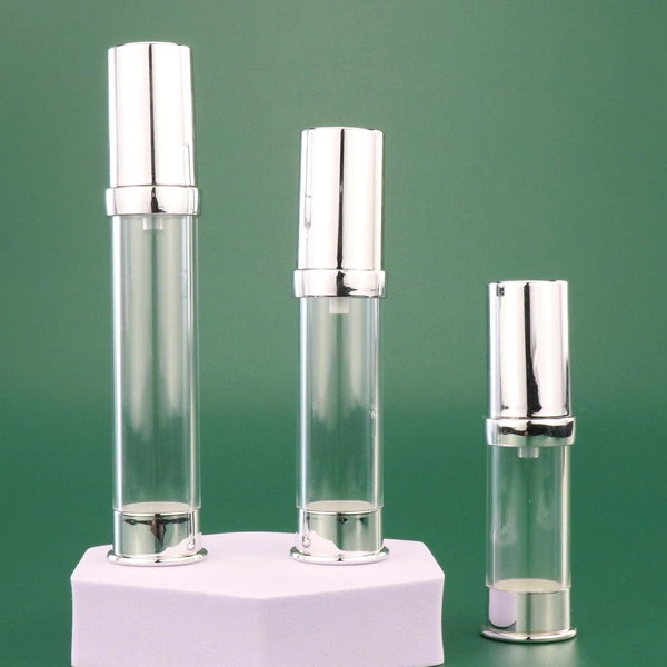airless pump spray cream bottle
