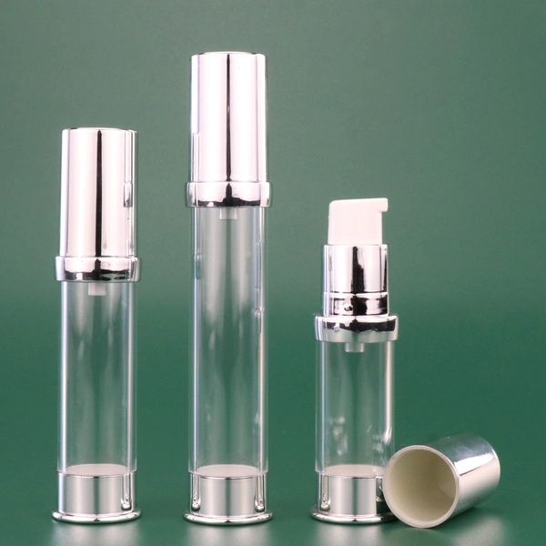 airless pump spray cream bottle