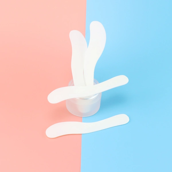 empty face cream jar container packaging with spoon