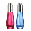 cosmetic round for liquid essential oil glass dropper bottle container