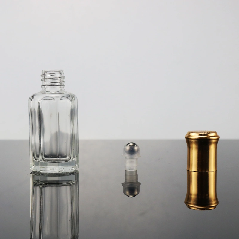 octagon attar perfume oil glass bottles 3ml 6ml 12ml 