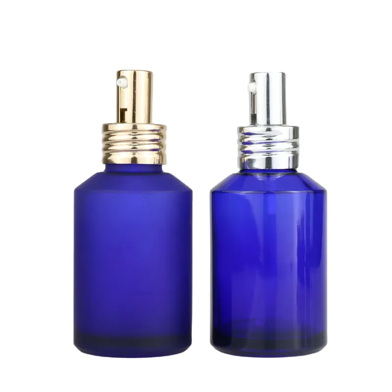 glass pump bottle and glass jar for cosmetic packaging 100ml 120ml 