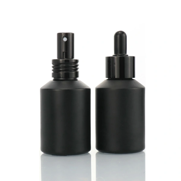 100ml glass bottles and jars frosted pump bottles cosmetic packaging