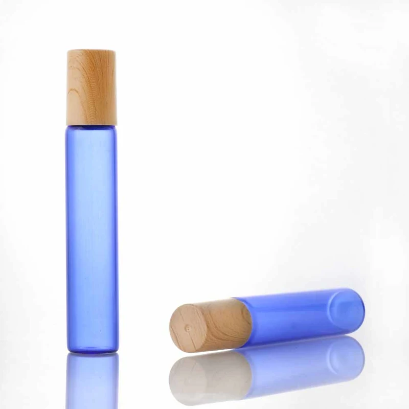 5ml 10ml clear glass roller ball bottle with cap
