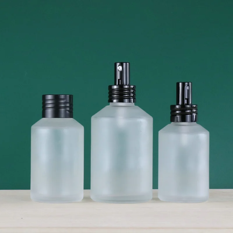 luxury cosmetic containers and packaging spray pump bottle 