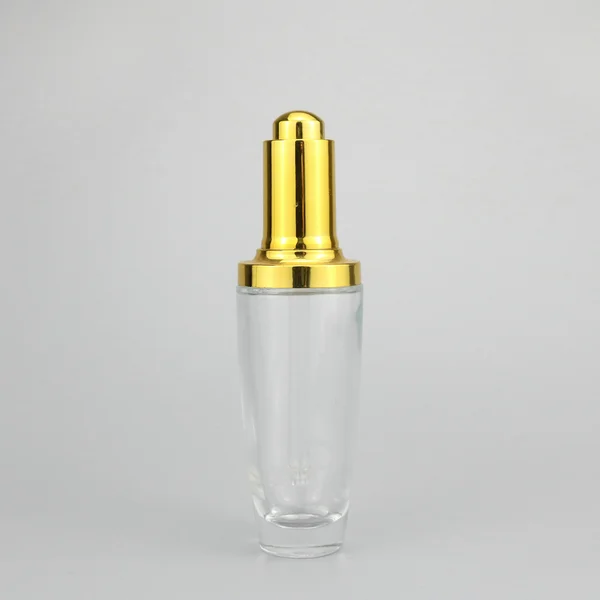 40ml 100ml glass pump bottle and glass jar for cosmetic packaging set