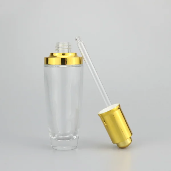 40ml 100ml glass pump bottle and glass jar for cosmetic packaging set