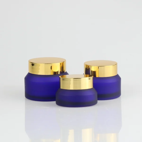 glass cosmetic cream jars with screw cap 30g amber glass container