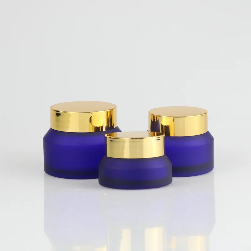 glass cosmetic cream jars with screw cap 30g amber glass container