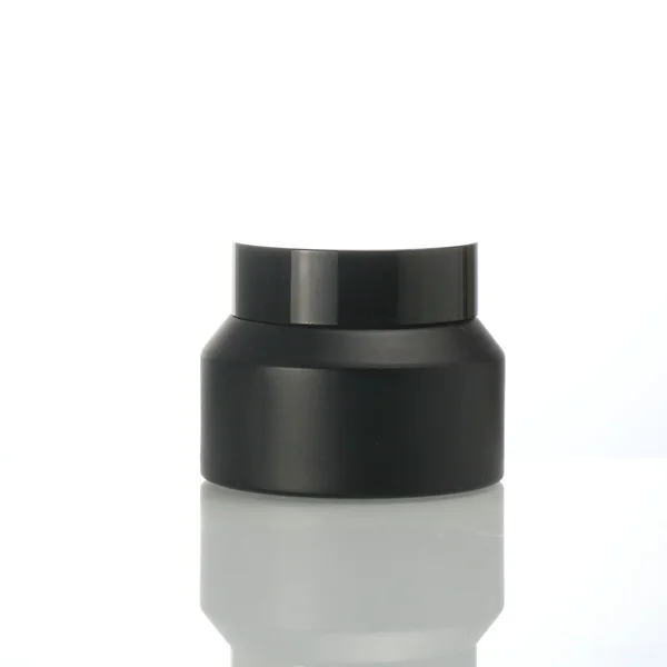 empty cosmetic packaging 50g 100g glass frosted clear face cream jar 