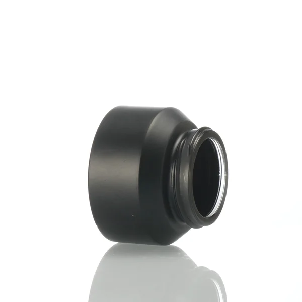 empty cosmetic packaging 50g 100g glass frosted clear face cream jar 