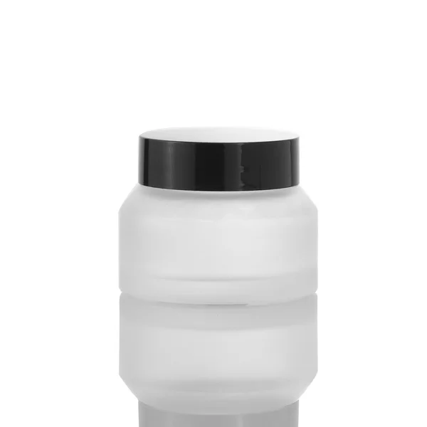  Flat Frosted Glass Skin Care Eye Face Cream Cosmetic Jar Bottle