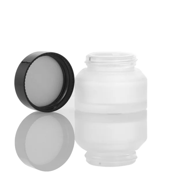  Flat Frosted Glass Skin Care Eye Face Cream Cosmetic Jar Bottle