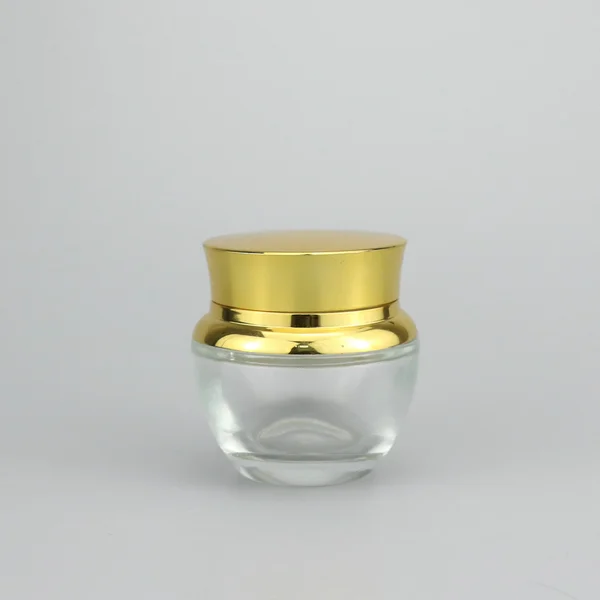 Cosmetic Jar 30g Glass Container Frosted Round Cosmetic Jar 