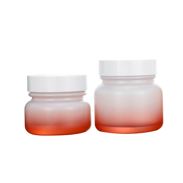 Cosmetic Container 120ml Matte Glass Spray Bottle with White Caps