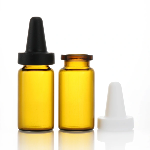 10ml clear glass vials bottle for cosmetics and pharmacy medicine