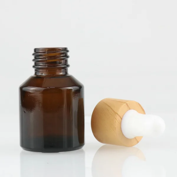 Cosmetic Packaging Clear glass Hair Oil Essential Oil Dropper Bottle 