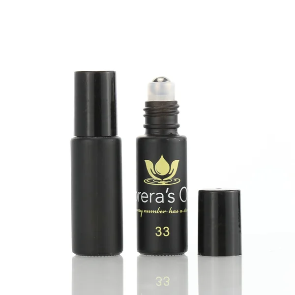 Cosmetic Packaging Roll On Bottle Essential Oil Glass Roller Bottle