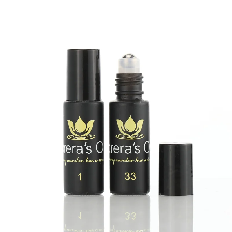 Cosmetic Packaging Roll On Bottle Essential Oil Glass Roller Bottle