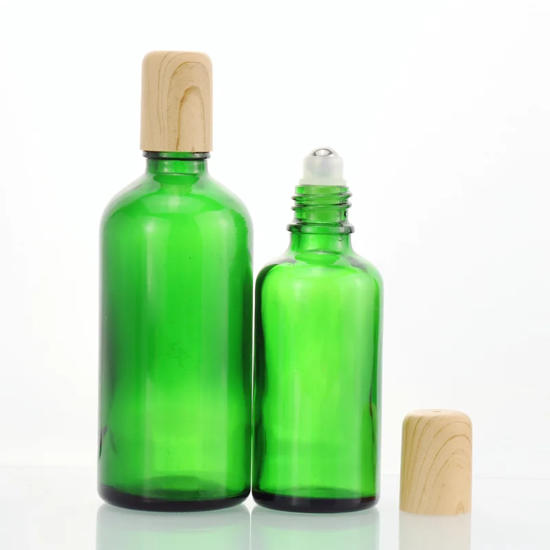 Round Essential Oil Roll on Bottle Deodorant Roller Containers 50ml