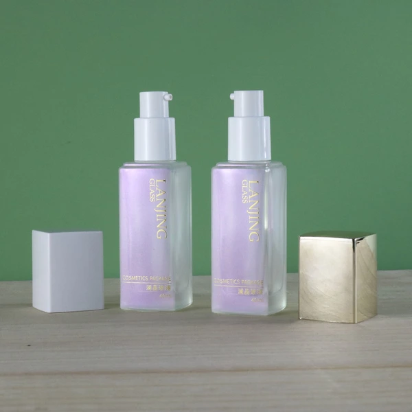 glass spray bottle lotion pump bottle face cream jar