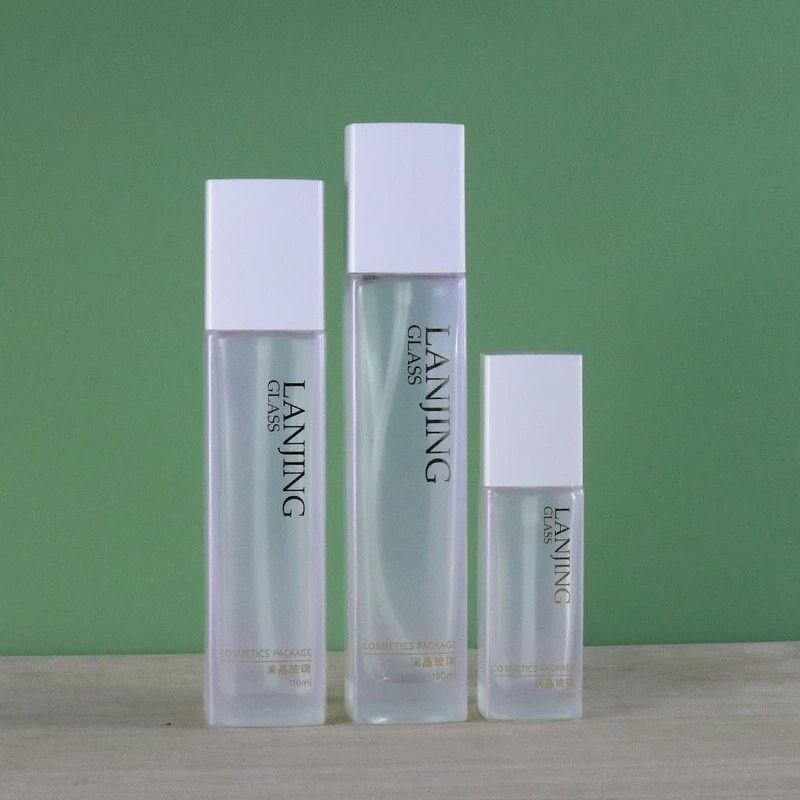 glass spray bottle lotion pump bottle face cream jar