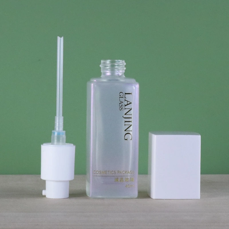 glass spray bottle lotion pump bottle face cream jar