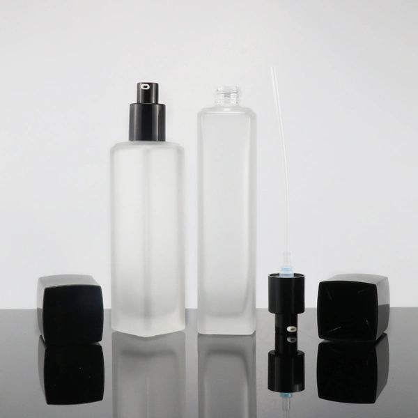 lotion glass bottle with pump cap