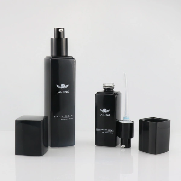 Luxury Cosmetics Packaging Glass Bottle Sets