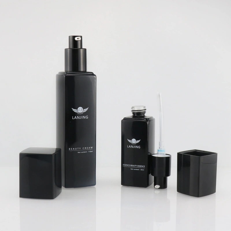 Luxury Cosmetics Packaging Glass Bottle Sets