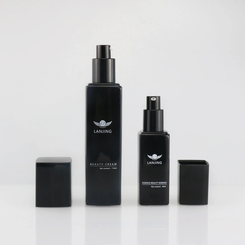 Luxury Cosmetics Packaging Glass Bottle Sets