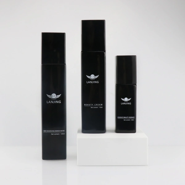 Luxury Cosmetics Packaging Glass Bottle Sets