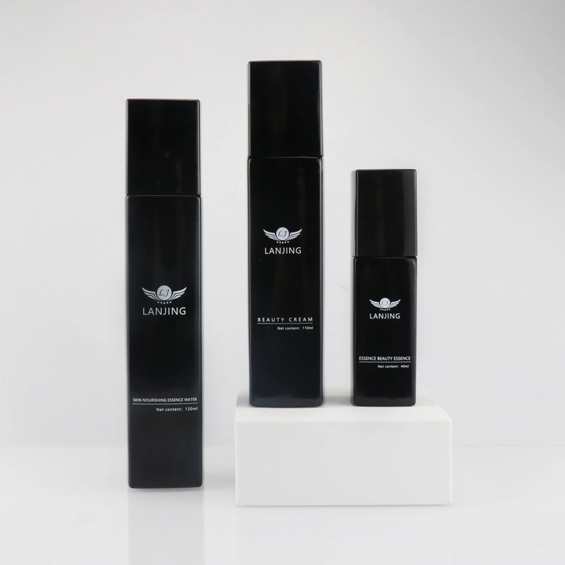 Luxury Cosmetics Packaging Glass Bottle Sets