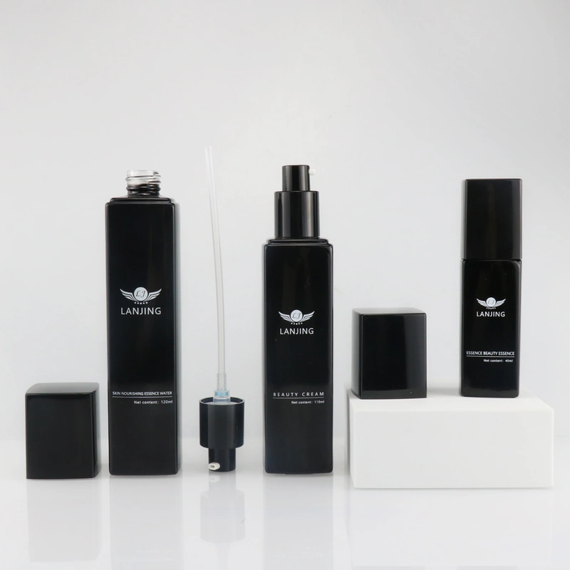 Luxury Cosmetics Packaging Glass Bottle Sets